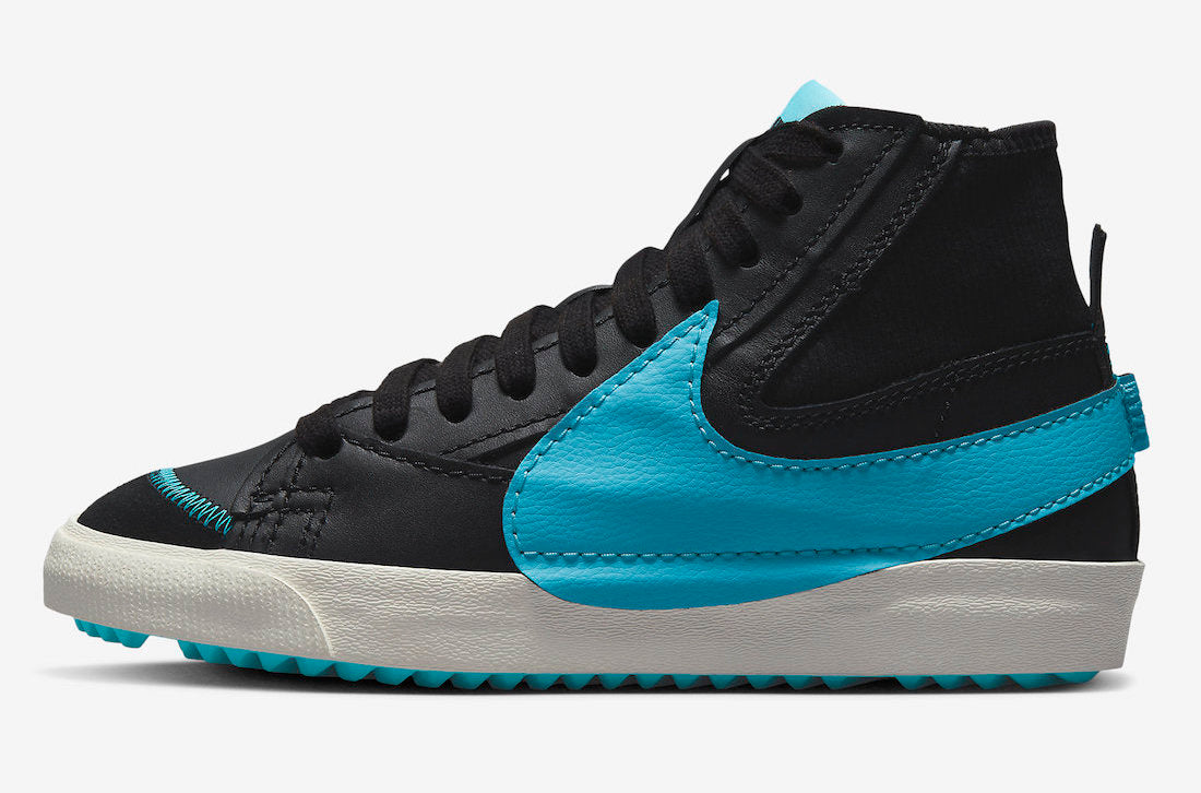 Nike Blazer Mid '77 Jumbo in Black / Baltic Blue - view 5