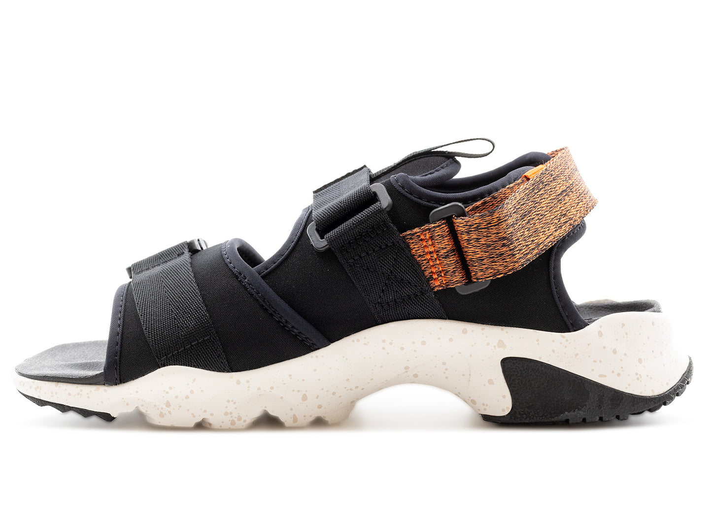 Nike Canyon Slide in Black / Chlorine Blue / Turf Orange / Sail