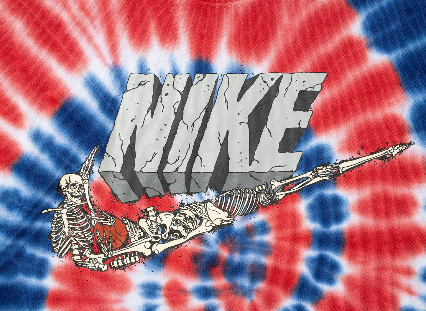 Nike Exploration Series Dream Team East Tee in White / Blue Void