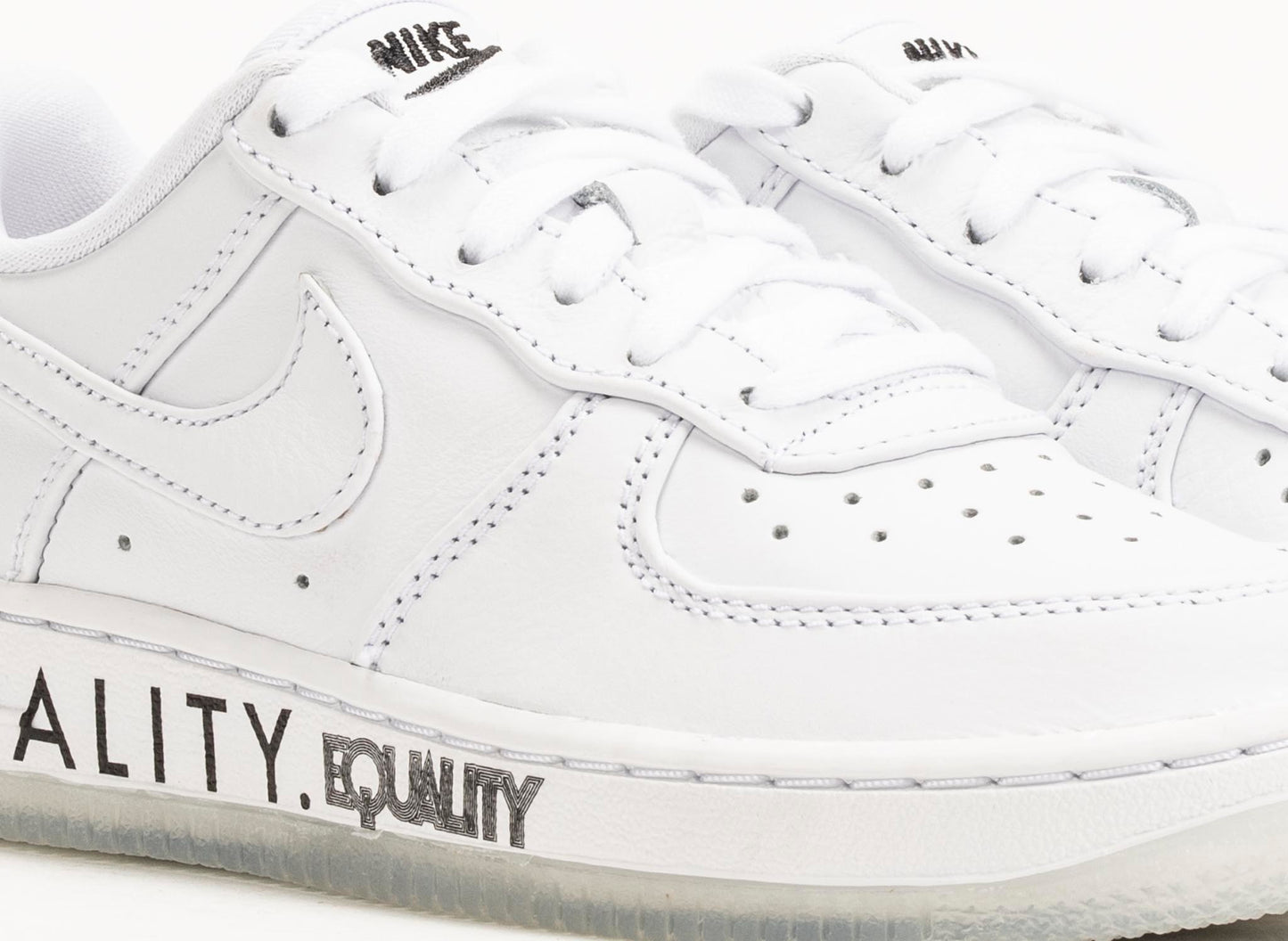 Nike Force 1 Equality Kids in White / Black
