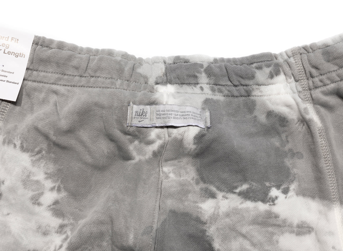 Nike Sportswear Club Fleece Tie Dye Jogger Pants in Off Noir / Iron Grey / Light Smoke Grey