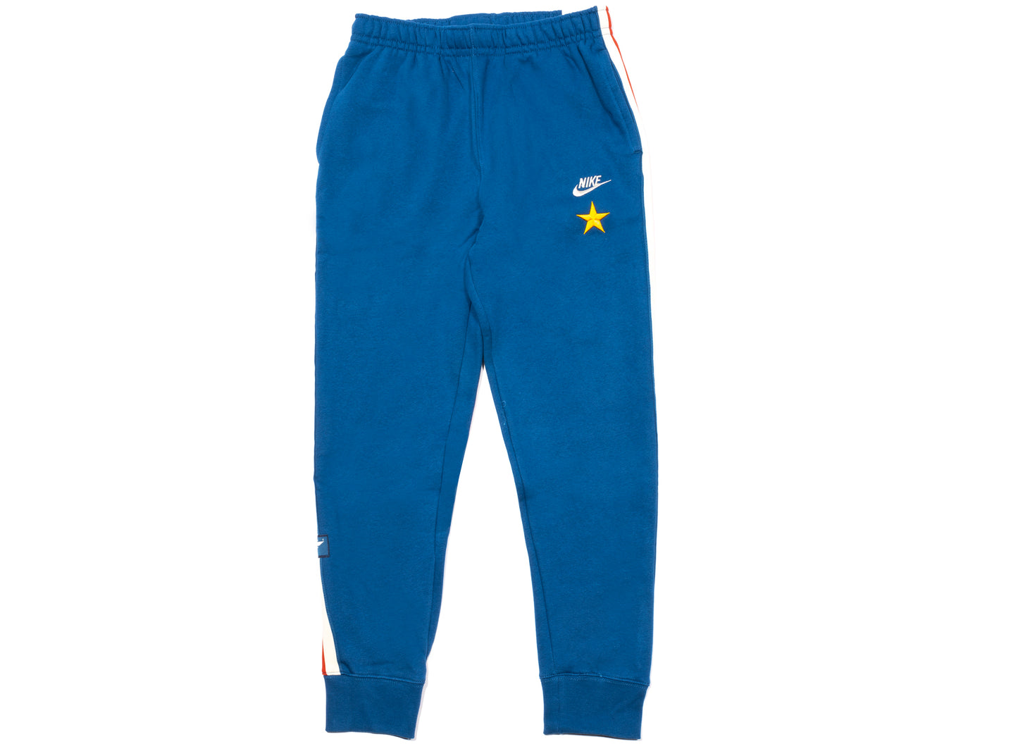 Pantalones Nike Sportswear Club Stories en azul cancha
