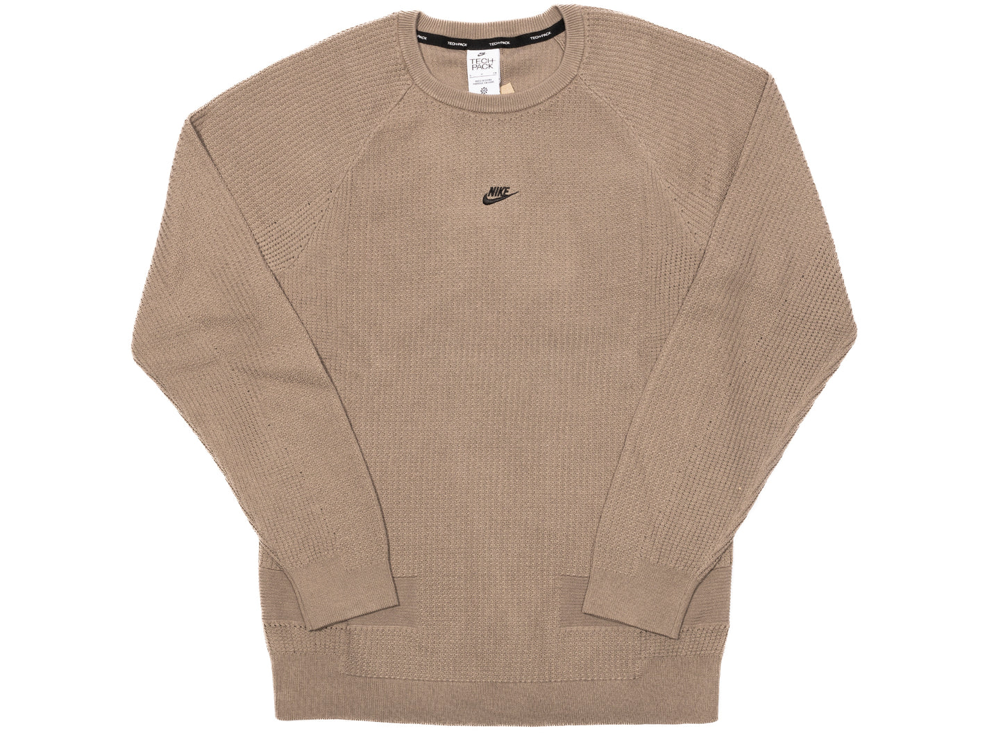Nike Sportswear Dri-Fit ADV Tech Pack L/S Top in Moon Fossil / Black