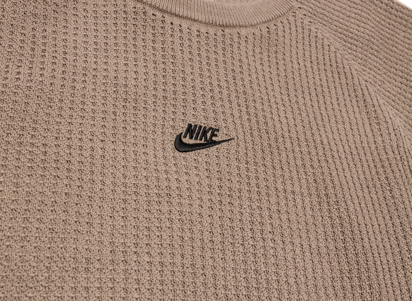 Nike Sportswear Dri-Fit ADV Tech Pack L/S Top in Moon Fossil / Black