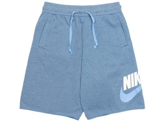 Nike Sportswear Essentials Alumni Shorts in Dark Marina Blue / Heather