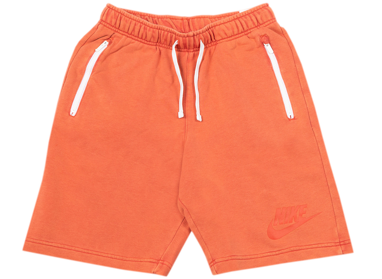 Nike Sportswear Essentials+ Washed Shorts in Lobster