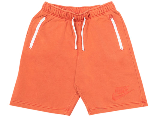 Nike Sportswear Essentials+ Washed Shorts in Lobster