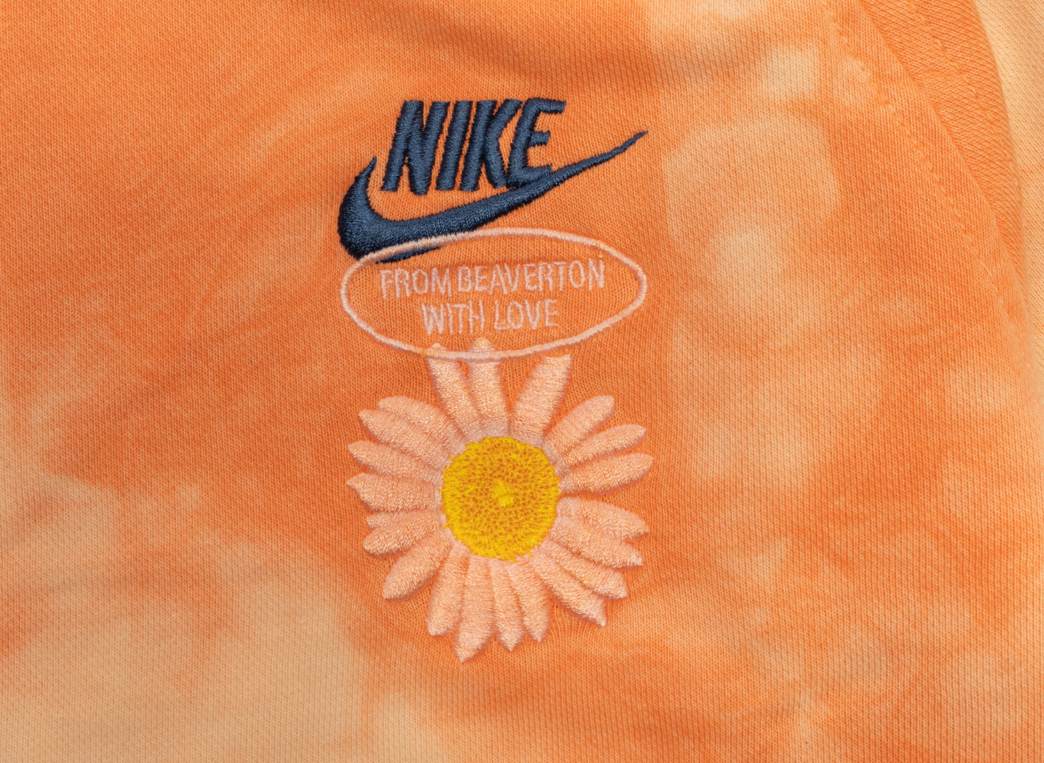 Nike Sportswear HBR-S Crewneck in Crimson Bliss / University Blue - view 2
