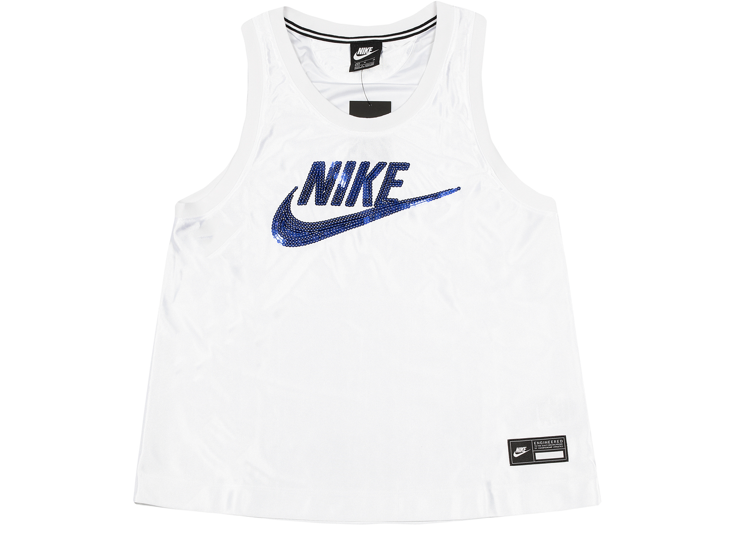 Nike Sportswear Icon Clash Women's Tank in White / Deep Royal Blue