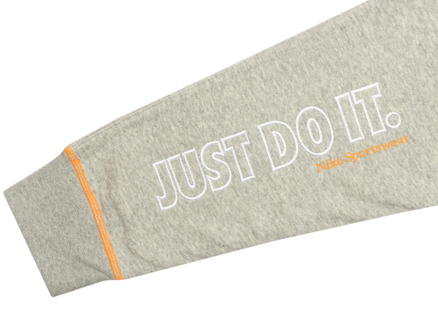 Nike Sportswear JDI BB Fleece Cargo Pants in Dark Heather Grey / Total Orange