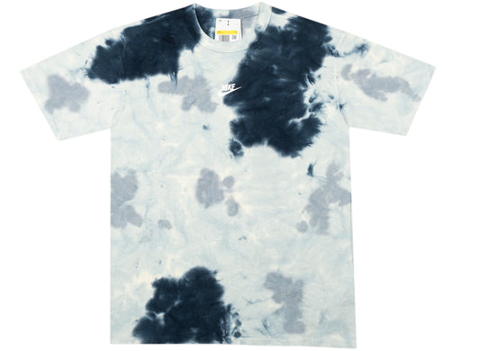 Nike Sportswear Premium Essentials Dyed Tee in White / Light Armory Blue / Ashen Slate / White