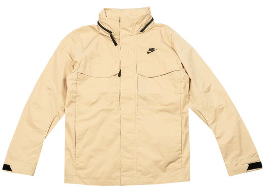 Nike Sportswear Premium Essentials Men's Unlined Hooded Jacket in Grain / Black