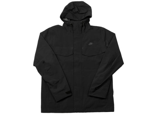 Nike Sportswear Storm-Fit ADV M65 Shell Jacket in Black / Dark Smoke Grey