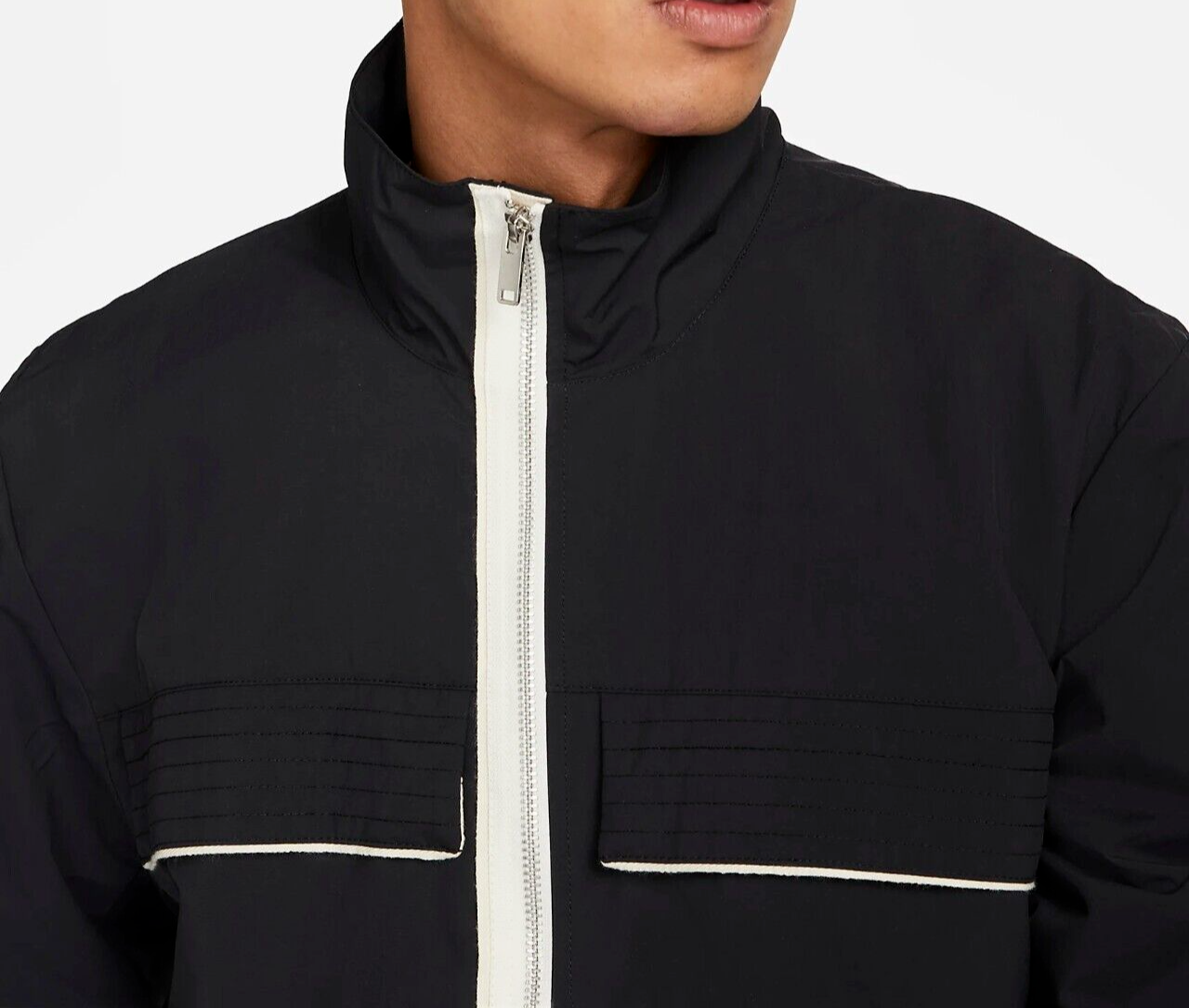 Nike Sportswear Style Essentials M65 Jacket in Black / Sail / Ice Silver - view 2
