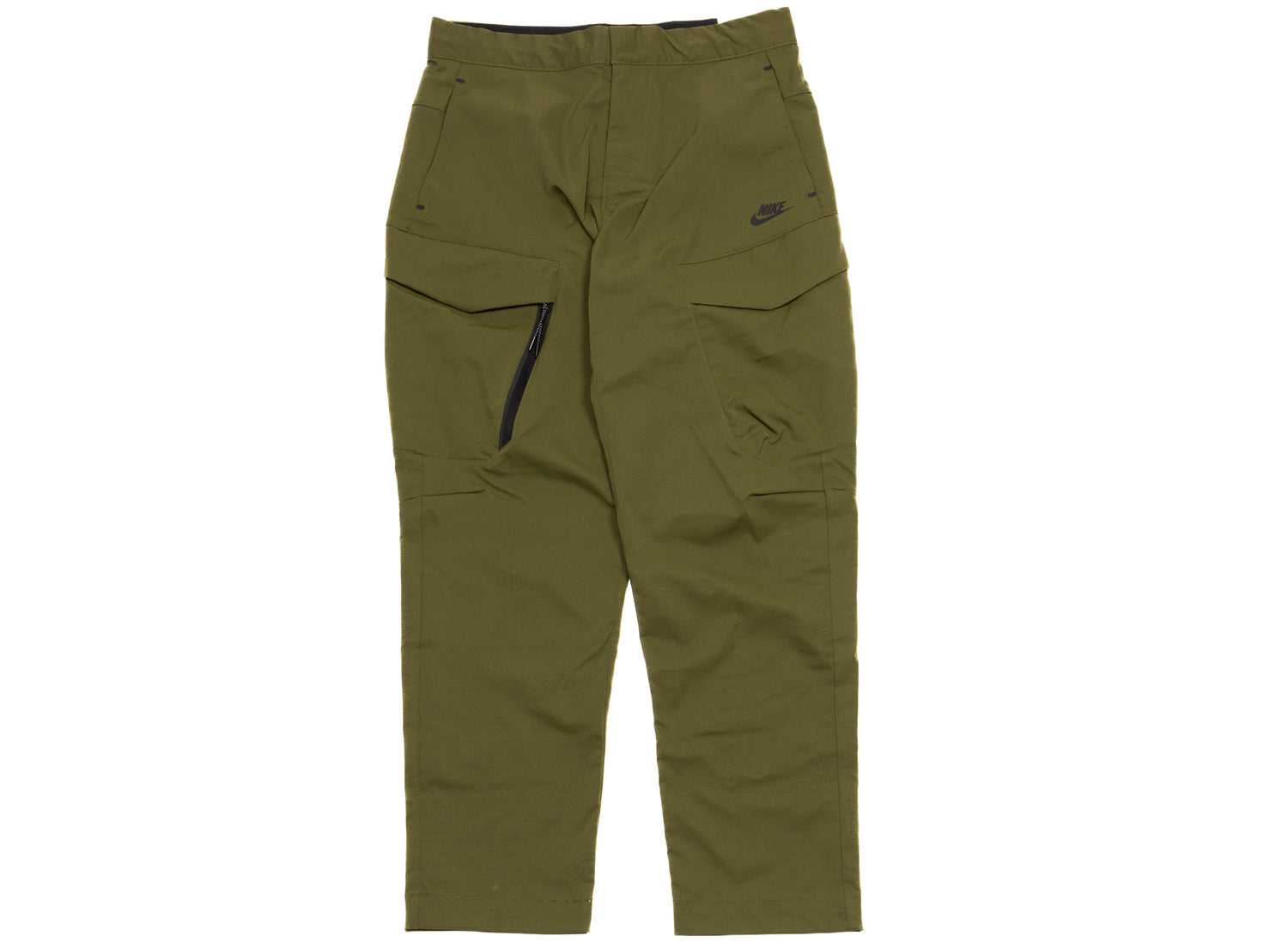 Nike Sportswear Tech Essentials Woven Utility Pants in Rough Green / Black