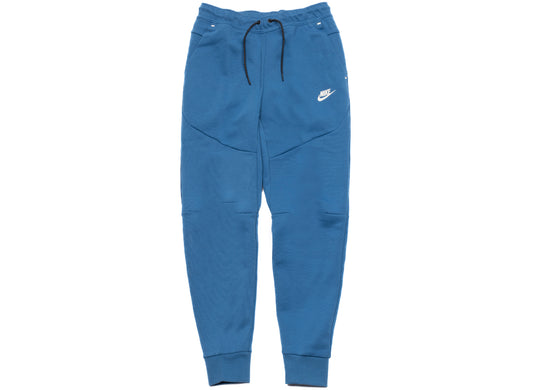 Nike Sportswear Tech Fleece Joggers in Dark Marina Blue / Light Bone