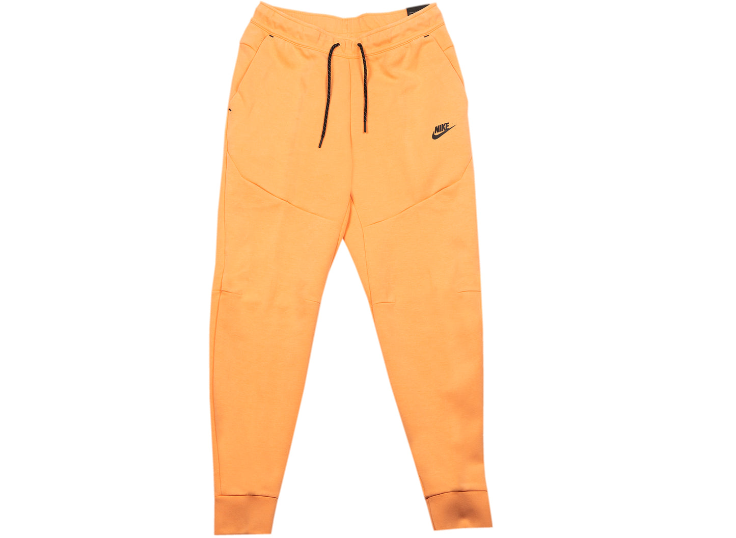 Nike Sportswear Tech Fleece Washed Joggers in Orange Frost / Black