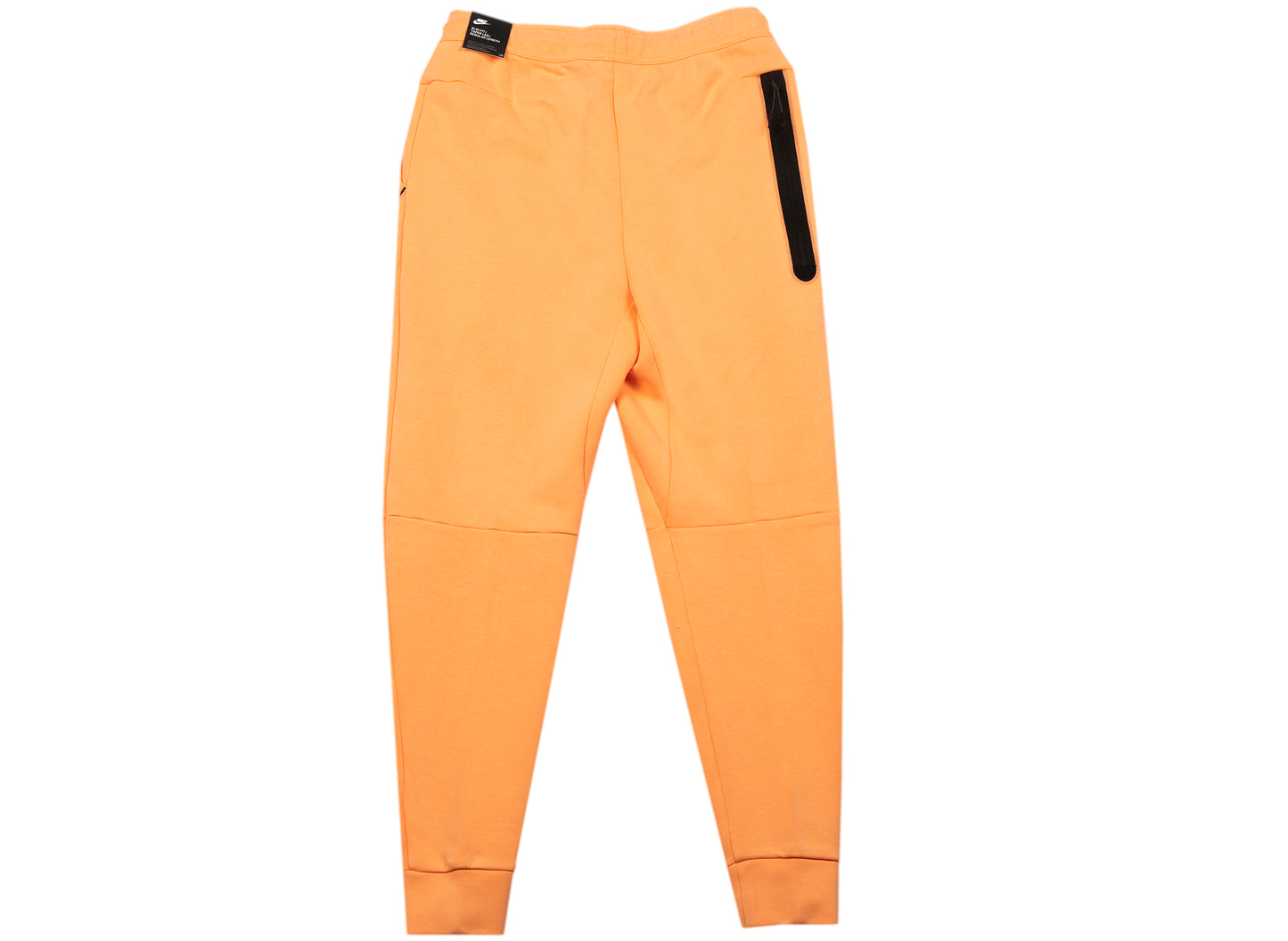 Nike Sportswear Tech Fleece Washed Joggers in Orange Frost / Black