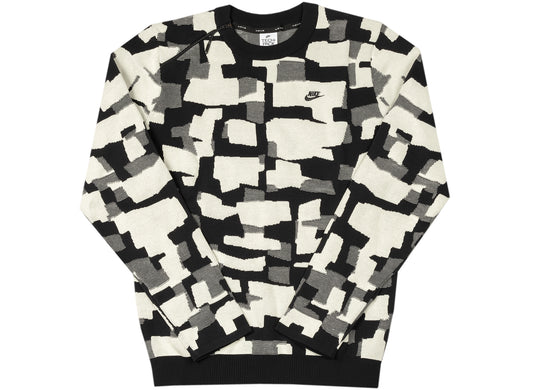 Nike Sportswear Tech Pack Engineered Sweater in Black / Cashmere