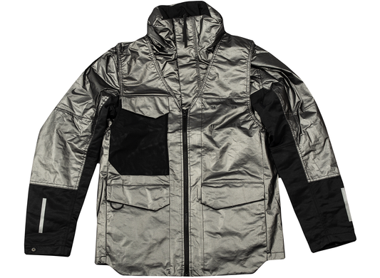 Nike Sportswear Tech Pack Synthetic Fill Jacket in Metallic Silver / Black / Reflective Silver