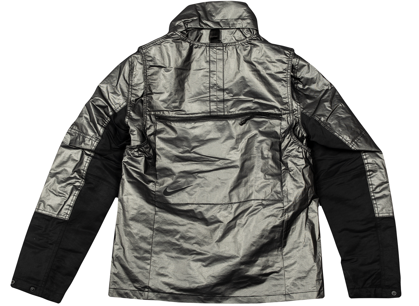 Nike Sportswear Tech Pack Synthetic Fill Jacket in Metallic Silver / Black / Reflective Silver