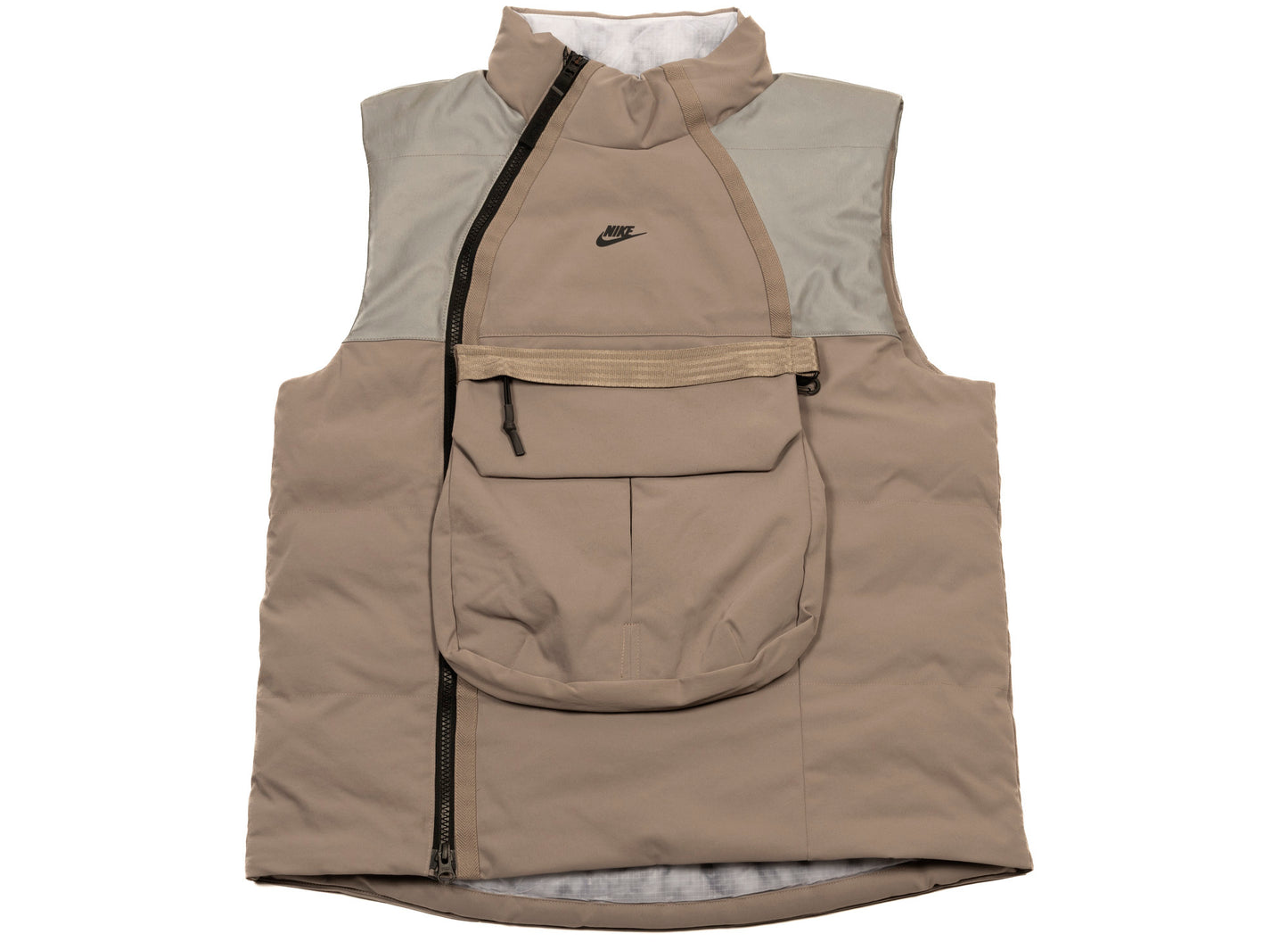 Nike Sportswear Therma-Fit Tech Pack Insulated Vest in Moon Fossil / Black