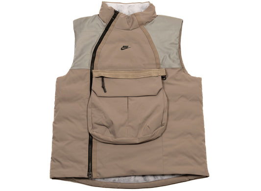 Nike Sportswear Therma-Fit Tech Pack Insulated Vest in Moon Fossil / Black