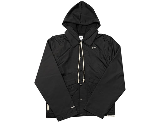 Nike Therma-Fit Standard Issue Full Zip Jacket in Black / Pale Ivory