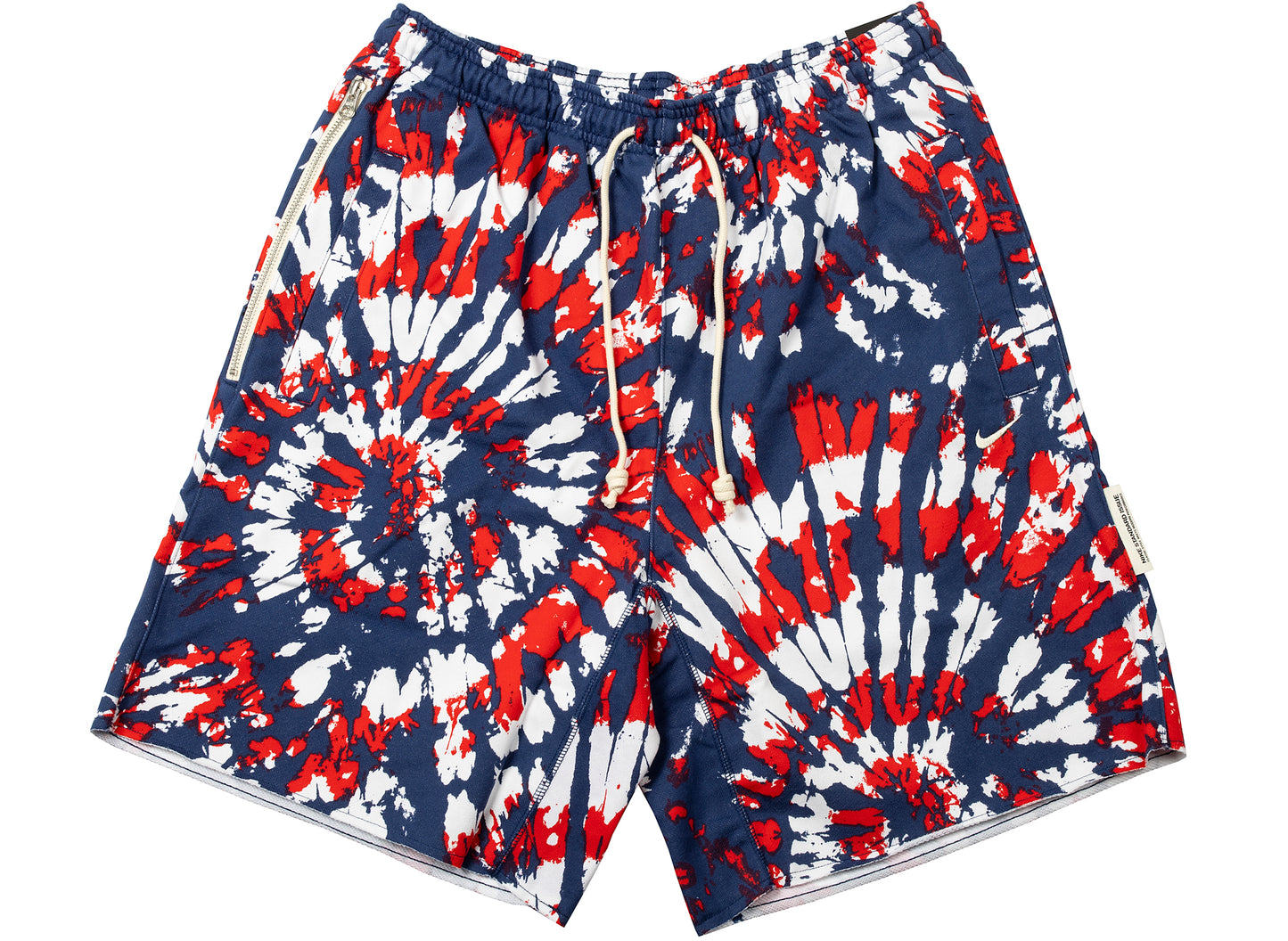 Nike Throwback Fleece Shorts in Blue Void / Pale Ivory