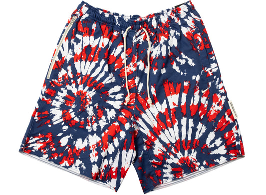 Nike Throwback Fleece Shorts in Blue Void / Pale Ivory