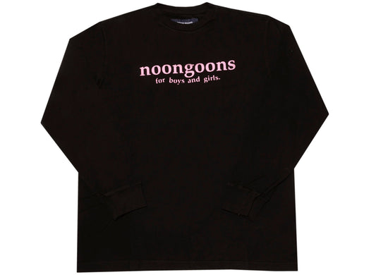 Noon Goons Boys & Girls L/S Tee in Black