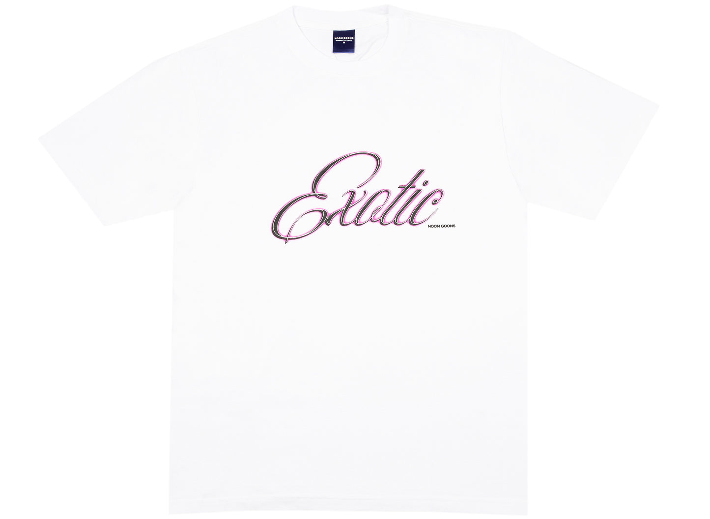 Camiseta Exotic de Noon Goons en blanco