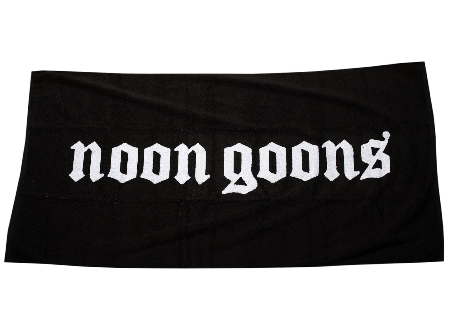 Noon Goons OE Badetuch in Schwarz