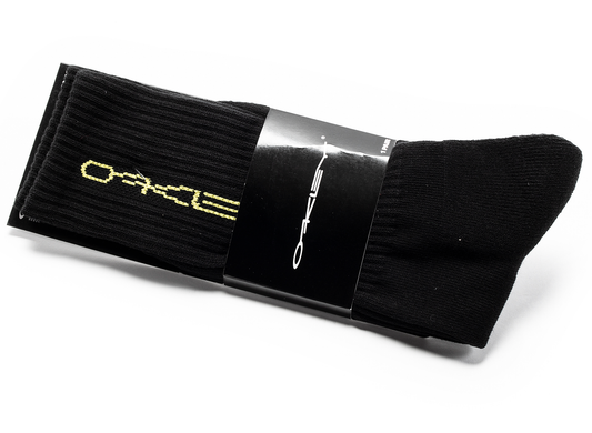 Oakley Definition Stretch Logo Socks in Blackout