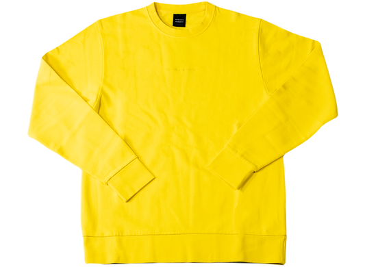 Oakley Stretch Crewneck Sweatshirt in Black / Radiant Yellow