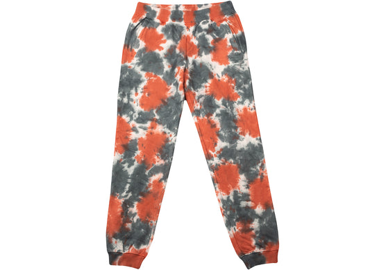 Oneness Cyrus Sweatpants in Tie Dye Black / Red / White