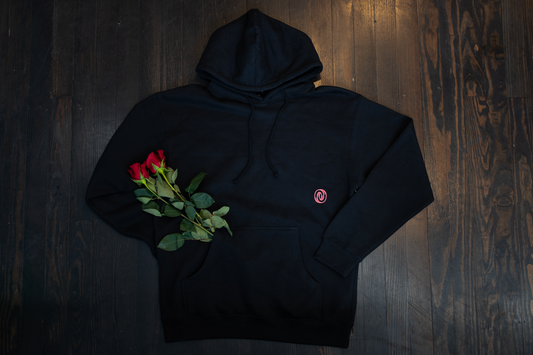 Oneness Derby Day Hoodie in Black / Red