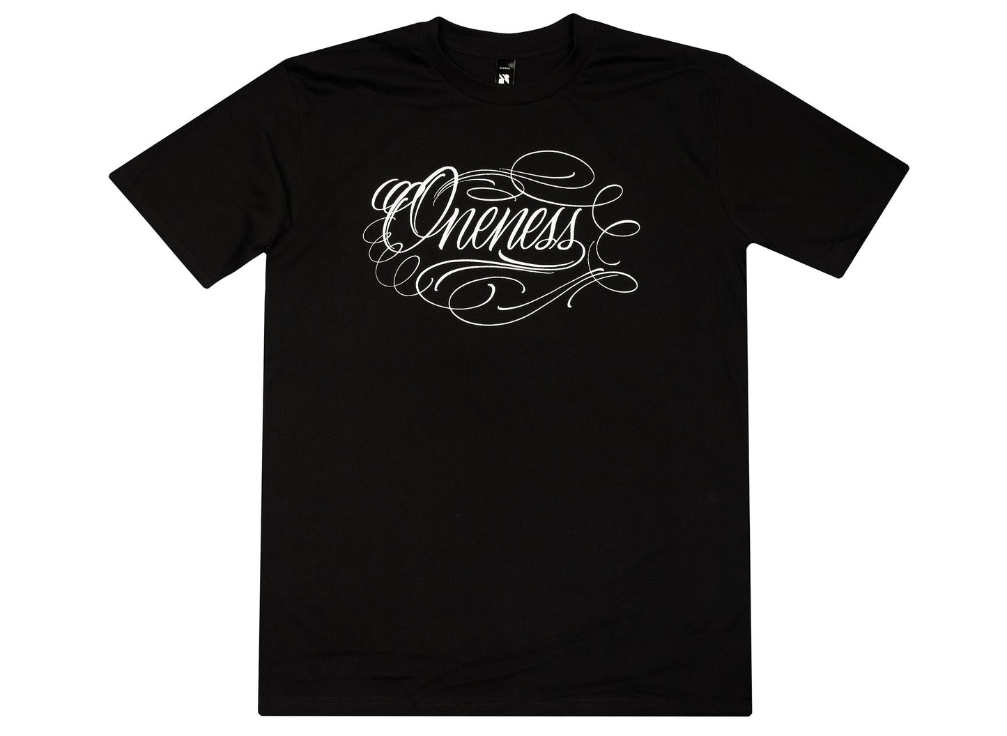 Oneness Script Logo T-Shirt „Schwarz“
