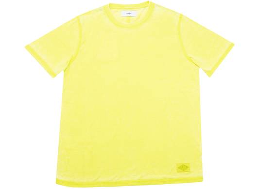 Ovadia & Sons Reverse Burnout Tee in Safety Yellow