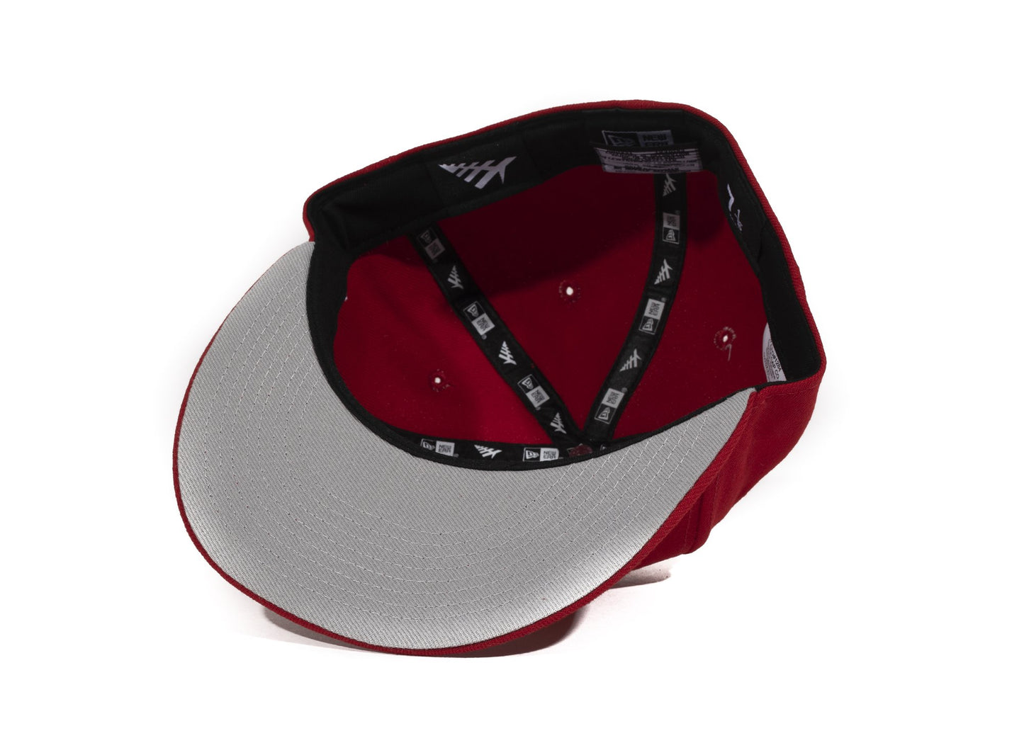 Paper Planes Crimson Crown Fitted Hat red