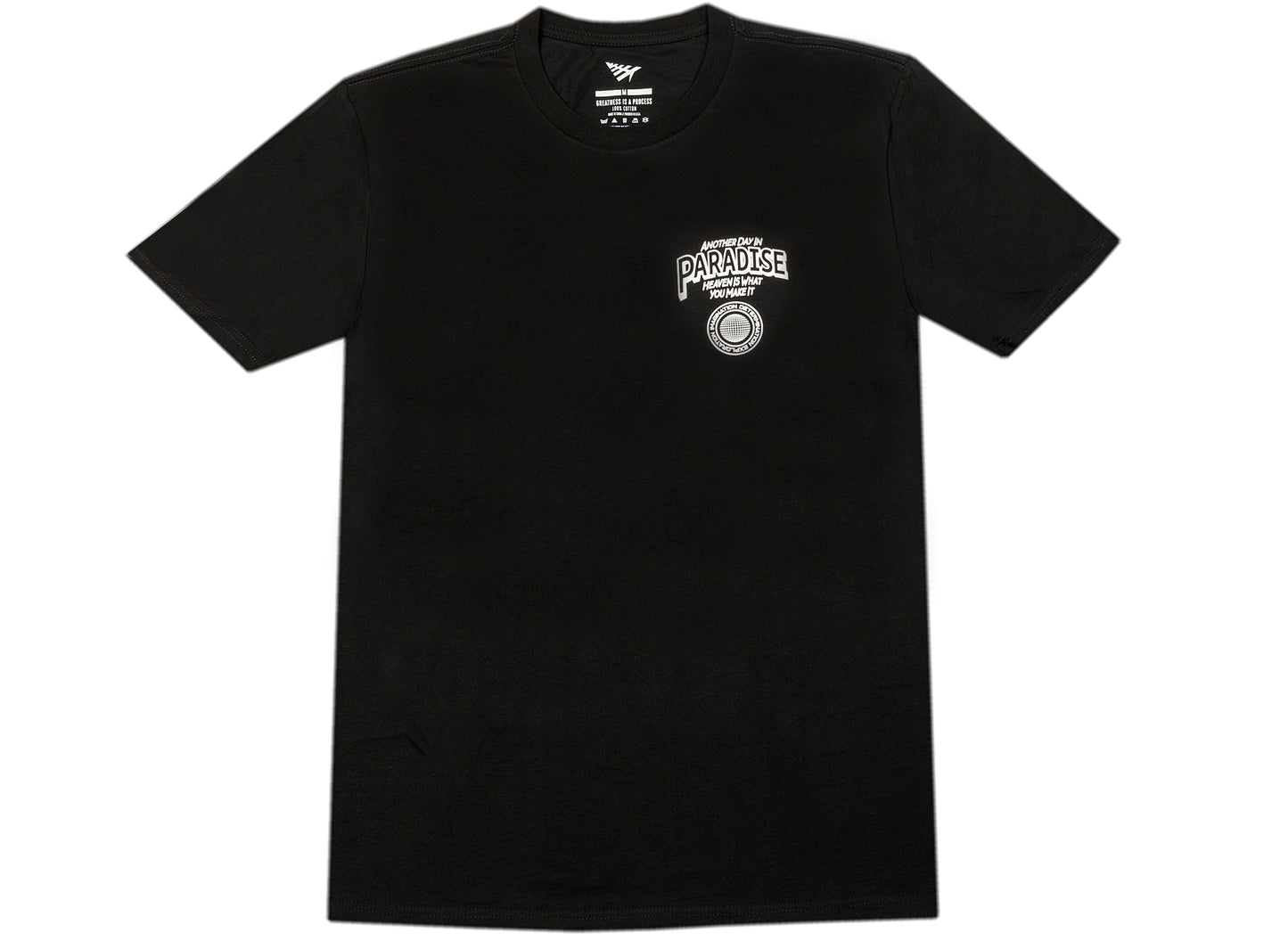 Camiseta Paper Planes Pastel Paradise en Negro