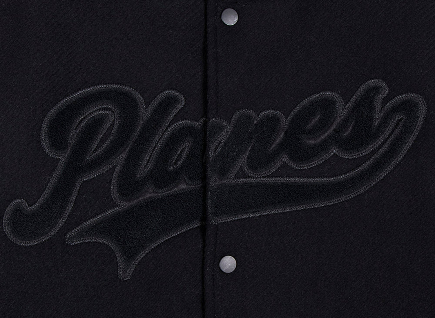 Paper Planes Varsity Jacket Triple Black - view 4