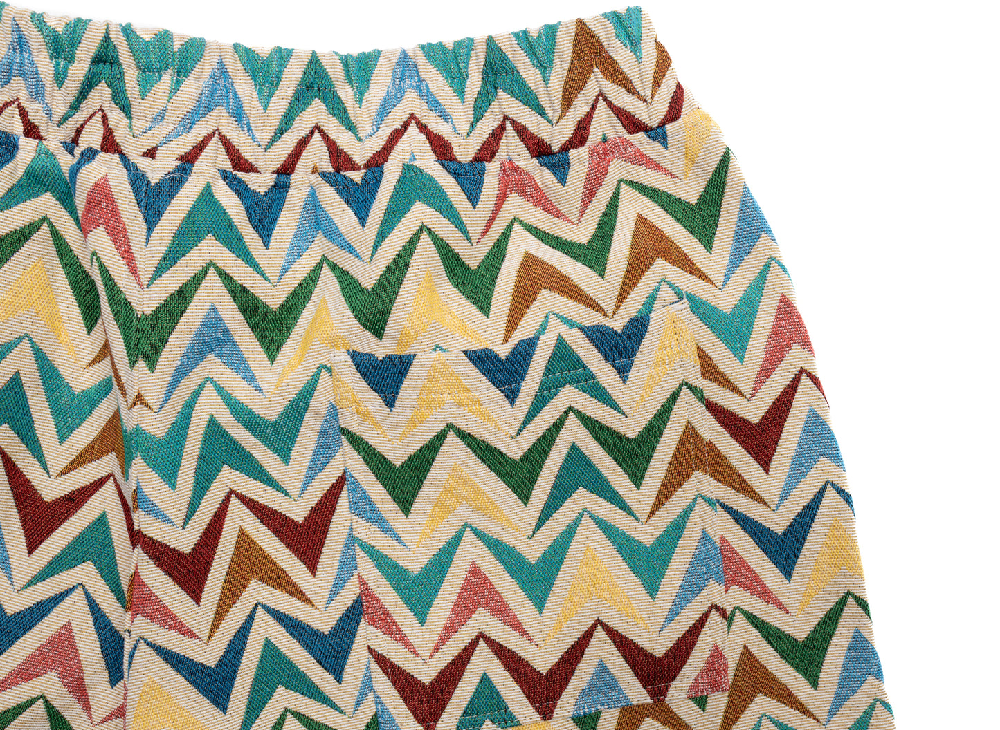 Pleasures Basket Woven Shorts in Khaki - view 2