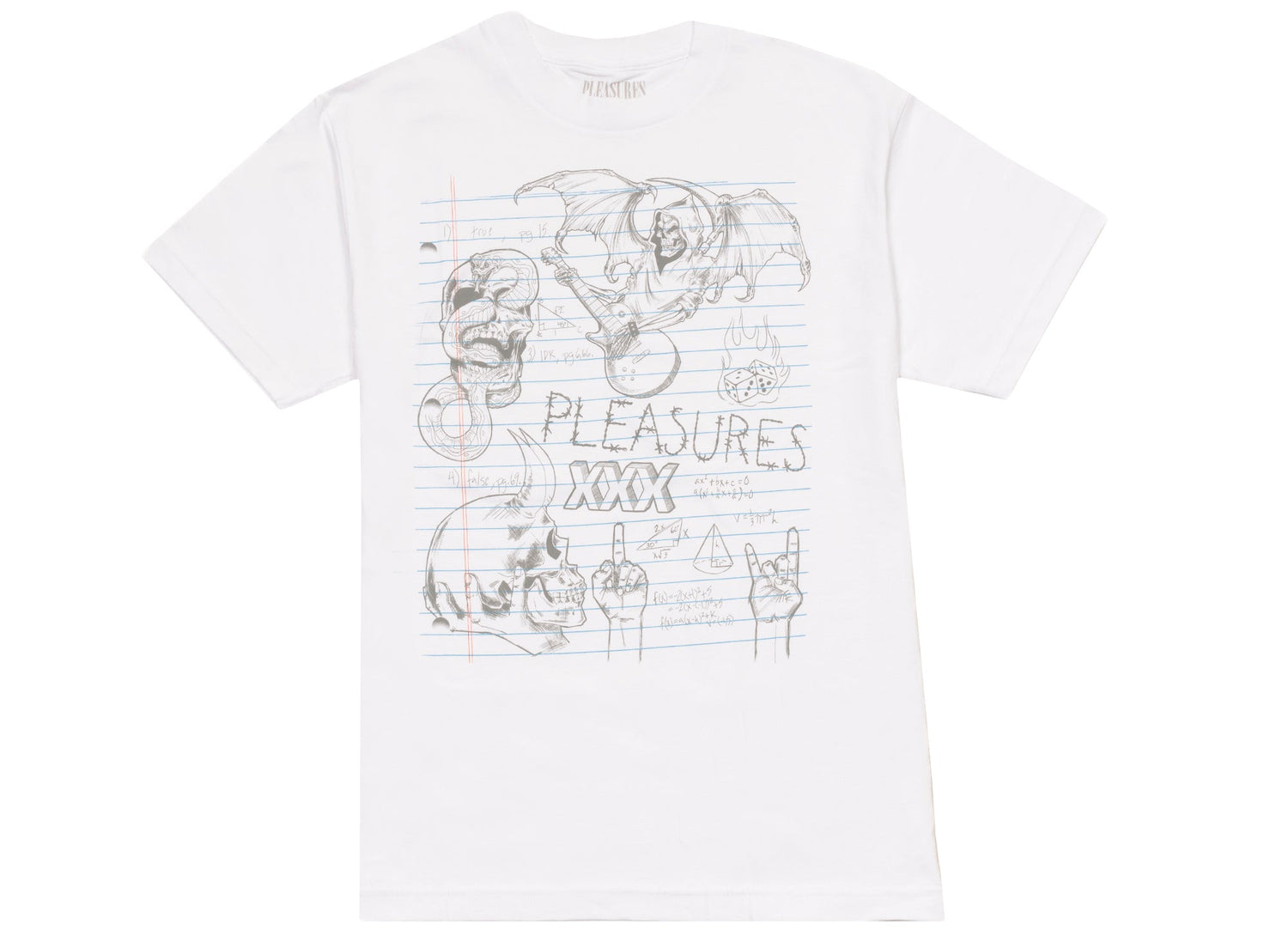 Pleasures Homework Tee in White