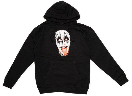 Pleasures Mouth Hoodie in Black