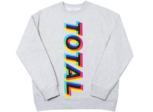 Pleasures Total Premium Crewneck in Heather Grey