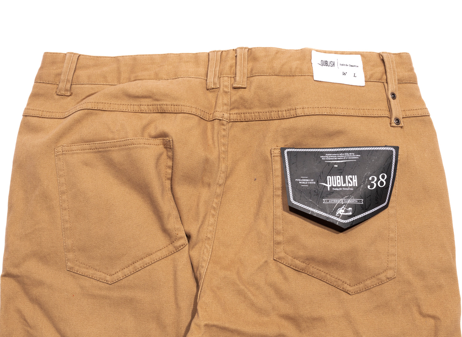 Publish Jogger Work Pants in Khaki - view 2