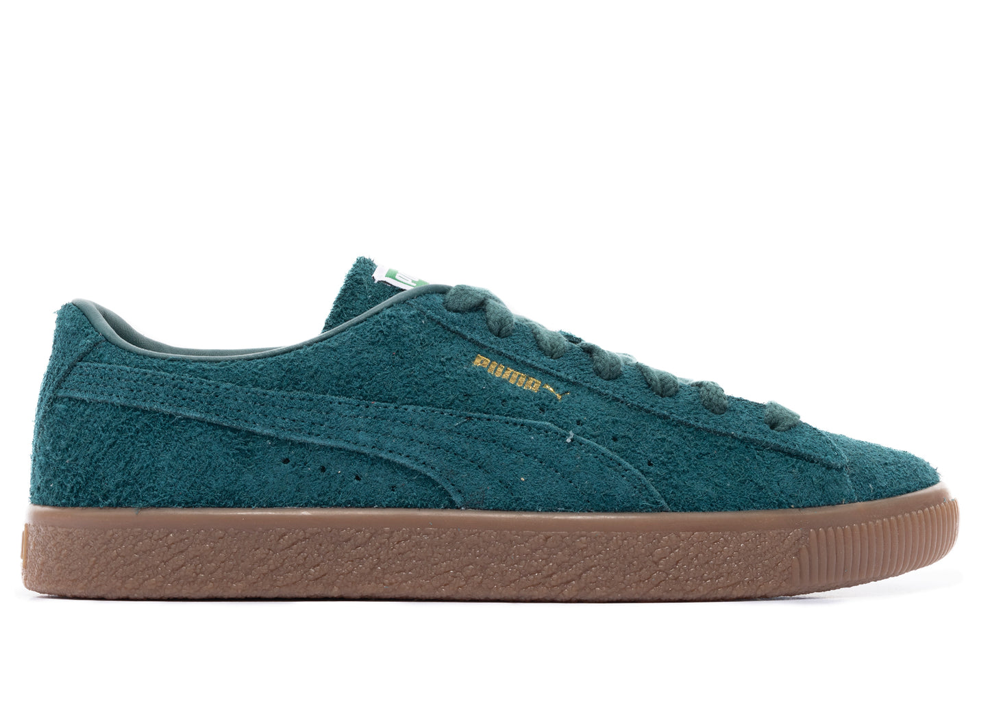 Puma VTG Hairy Suede in Varsity Green & Gum