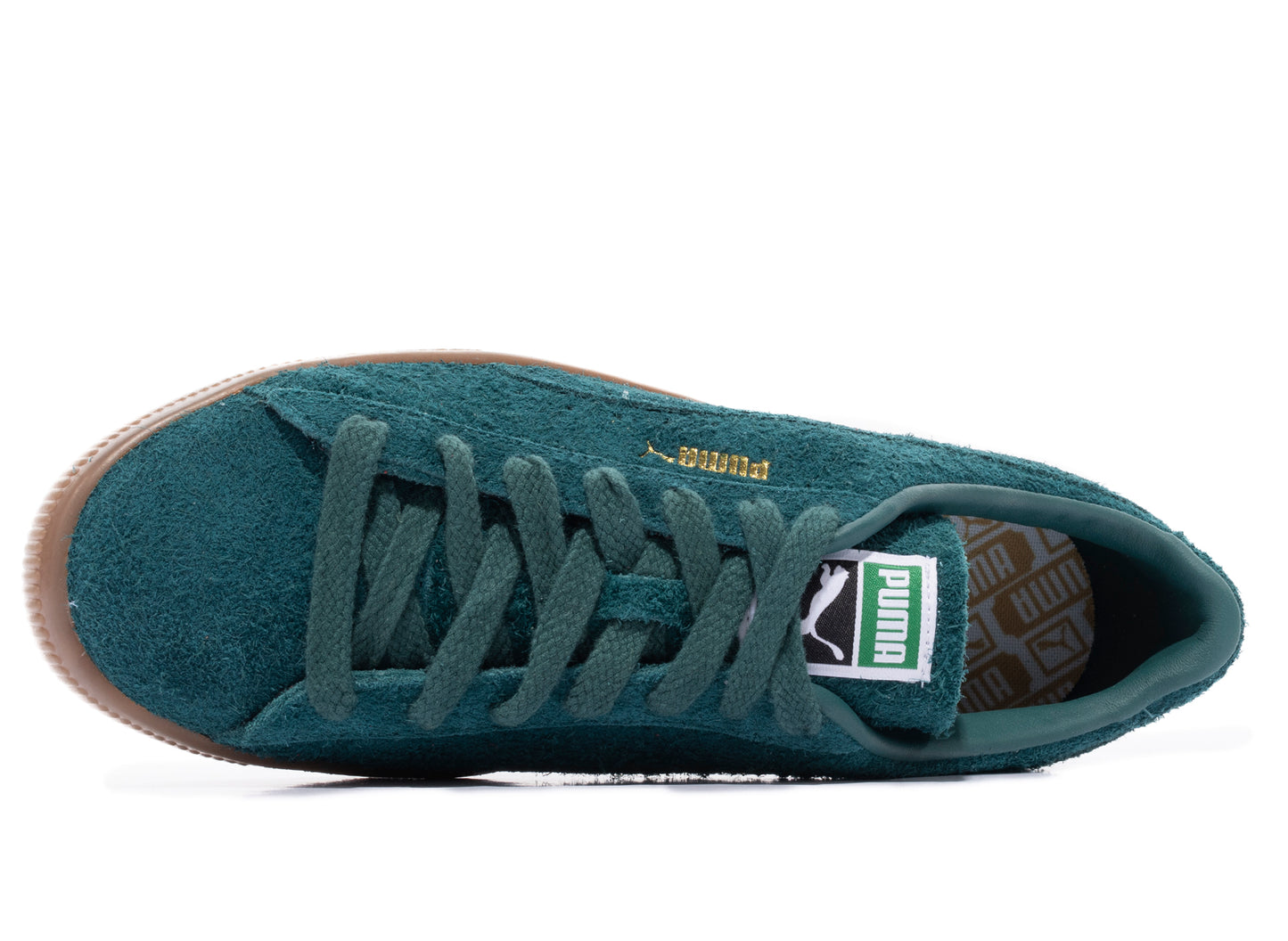 Puma VTG Hairy Suede in Varsity Green & Gum