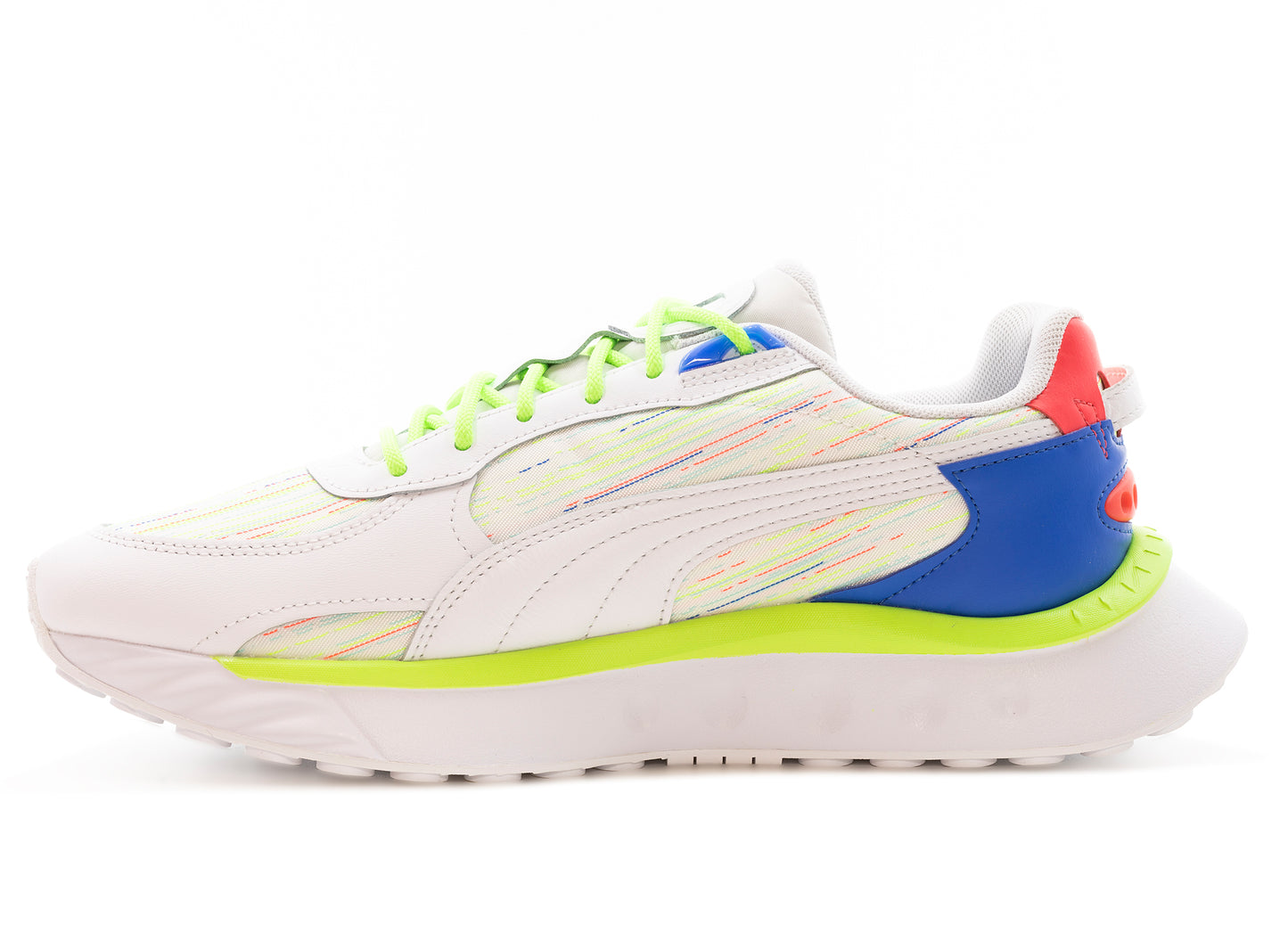 Puma Wild Rider Spectra in Puma White / Bluemazing